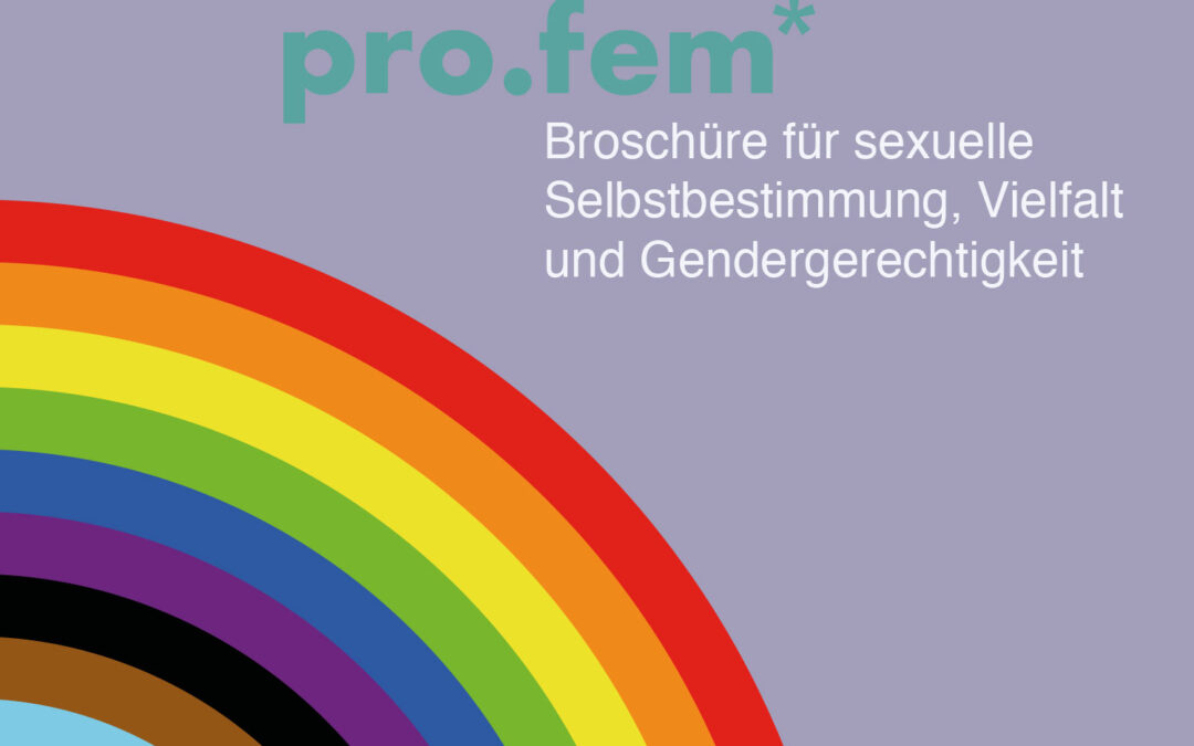 profem* Broschüre für sexuelle Selbstbestimmung, Vielfalt und Gendergerechtigkeit